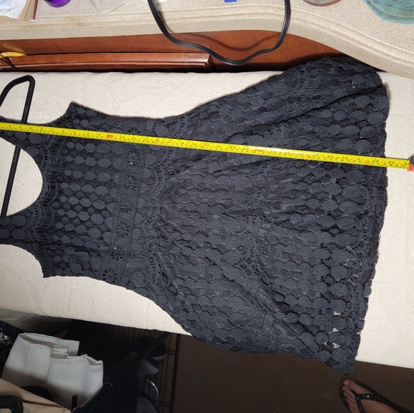 😍 NWOT Mini Black Lace Dress 👗 - Picture 13 of 14